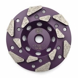 The Purple Concrete Eater 4.5” High Performance Diamond Grinding Wheel