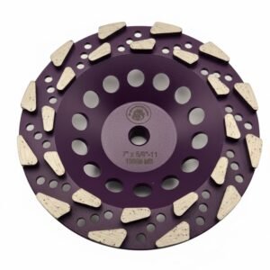 The Purple Concrete Eater 7" High Performance Diamond Grinding Wheel